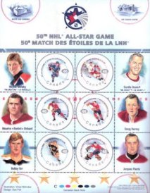 Canadian All-Star Stamps from Canada Post
